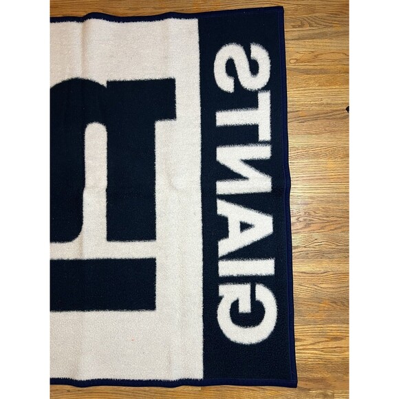 Vintage Biederlack New York Giants NFL Throw Wall Blanket 55x47" Football - Picture 6 of 10